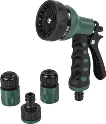 Zdjęcie produktu dla Pistolet zraszający do węża zraszacz 7w1 3 złączki