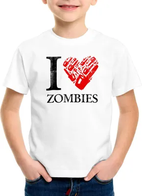 Produktbild von style3 Love Zombies T-Shirt Kinder walking zombie dixon the halloween dead