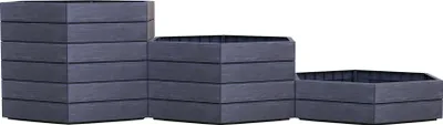 Produktbild von Garantia Ergo Vario 1 Hochbeet Farbe wood, Größe 190x190 cm, Hähe 75 cm