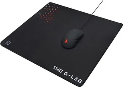 Image de DAS G-LAB Gaming Mauspad L 450x400x4mm avec caoutchouc antidérapant