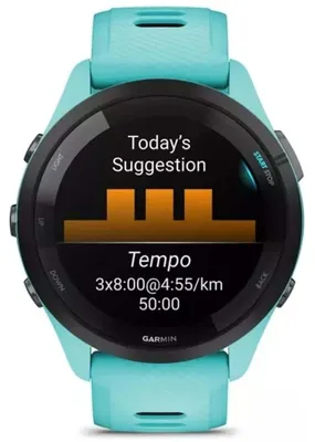 Zdjęcie produktu dla Garmin Forerunner 265, 3,3 cm (1.3"), AMOLED, Ekran dotykowy, 8 GB, GPS, 47 g