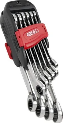 Image de Jeu de 10 clés mixtes à cliquet réversible GEARplus KSTOOLS - 503.4620