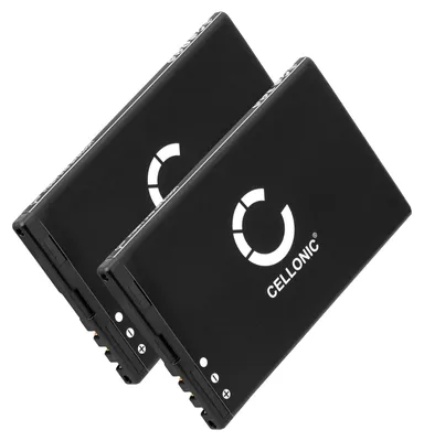 Immagine prodotto di CELLONIC 2x Batteria per Cellulare Compatibile con Nokia Asha 210, 301, 5530 XpressMusic, BL-4U – (1000mAh, 3.7V)