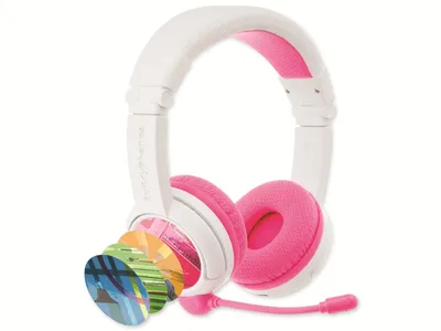 Produktbild von BuddyPhones Kopfhörer für Kinder Homeschooling Bluetooth Pink - Mikrofon