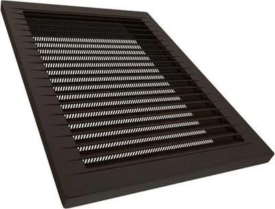 Produktbild von Metall-Winkelgitter mit Maschenweite 14 x 21 cm, braun - RX 02-719BR