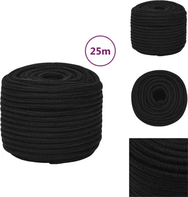 Obrázek produktu pro vidaXL Pracovní lano černé 14 mm 25 m polyester - Lana