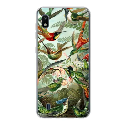 Produktbild von MuchoWow® Handyhülle Schutzhülle Hülle für Samsung Galaxy A10 Trochilidae - Alte Meister - Kunst Silikon Softcase Handy Hülle - Schutzhülle