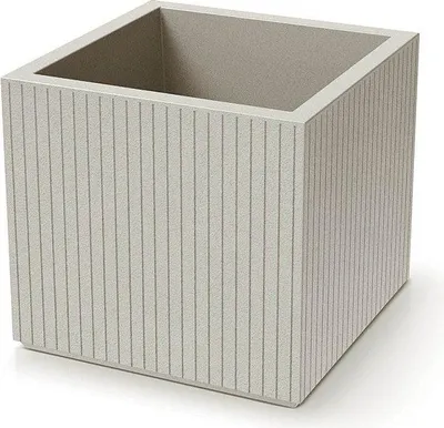 Obrázek produktu pro Květináč CORO SQUARE 40 cm - Barva: písková
