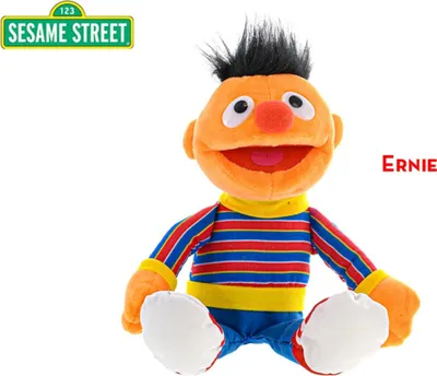 Image de Sesame Street Ernie personnage en peluche 25cm