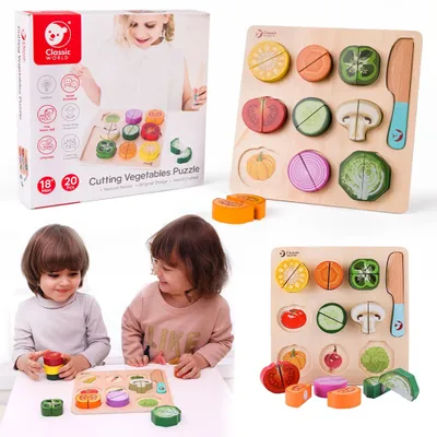 Produktbild von Classic World Gemüseschneideset aus Holz