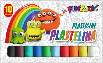 Produktbild von Modellierknete 10 Farben Fun&Joy