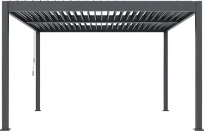 Zdjęcie produktu dla Pergola bioklimatyczna Rojaplast Intro Duo wolnostojąca 6x4 m aluminium