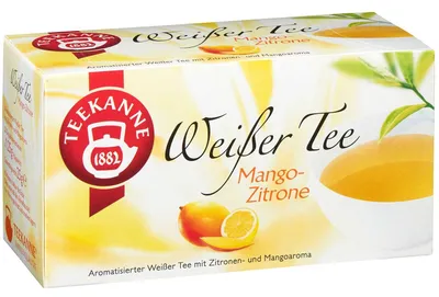 Produktbild von Teekanne Weißer Tee Mango-Zitrone 20er