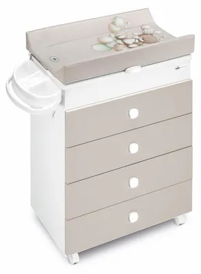 Immagine prodotto di Fasciatoio multiuso Asia | Più colori disponibili | Con vasca da bagno
