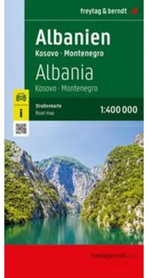 Produktbild von Albanien, Straßenkarte 1:400.000, freytag & berndt