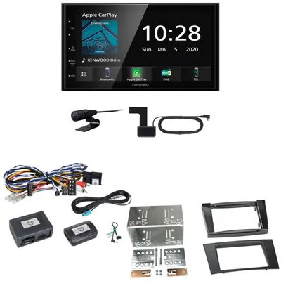 Produktbild von Kenwood DMX5020DABS Android Auto CarPlay Einbauset für Mercedes W211 CLS W219