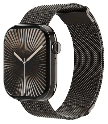 Produktbild von Vonmählen Milanese Loop 2 Armband für Apple Watch | 44/45/46/49 mm - Granite Gray