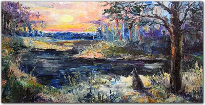 Produktbild von Coloray - Bild aus Glas - 120x60 cm - glasblock mit bild gehärtetes Glas wohnzimmer Küche Dekoration wanddekoration - Las Tier Sonnenuntergang