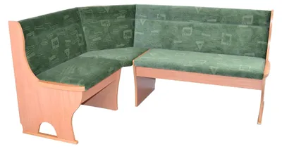 Produktbild von Eckbank 125x165 cm Truheneckbank Buche-Nachbildung/grün
