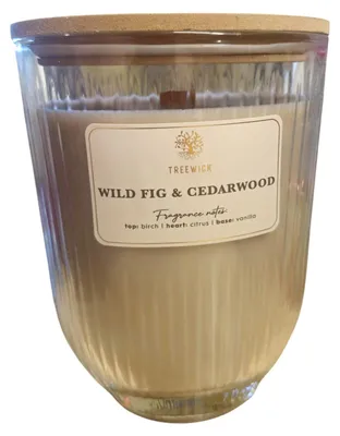 Produktbild von Treewick XL Duftkerze Fig & Cedarwood mit Holzdocht