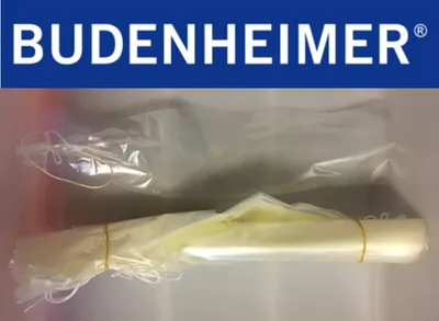 Produktbild von Sterildarm Budenheimer Rifol Kunstdarm Kaliber 60/50 für Koch- und Brühwurst – 25 Stück