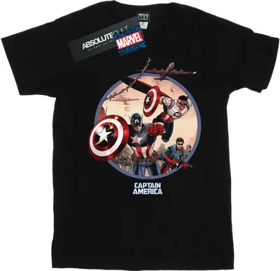 Produktbild von Marvel - "In Battle" T-Shirt für Herren BI43357 (3XL) (Schwarz)
