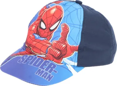 Produktbild von Marvel Spiderman Kinder Baseball Kappe Basecap – Blau / 55