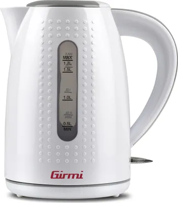 Immagine prodotto di Girmi BL2201 Bollitore Elettrico 1,7 L 2200 W Grigio Bianco
