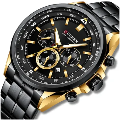 Zdjęcie produktu dla Zegarek Męski Curren Klasyczny Elegancki Chronograf Datownik 5 Kolorów