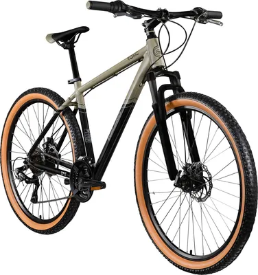 Produktbild von Galano Toxic 27,5 Zoll Mountainbike Hardtail 165 - 190 cm MTB für Damen und Herren schwarz beige 46 cm