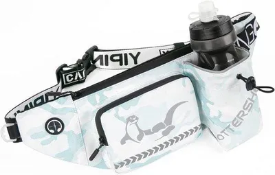 Produktbild von Unyqoos® Sportliche atmungsaktive Bauchtasche mit Flaschenhalter aus hochwertigem Nylon (wasserdicht beschichtet) – für Damen & Herren, ideal zum Laufen, Radfahren, Wandern, reflektierend