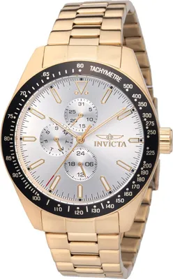 Immagine prodotto di Invicta Aviator 48860 Orologio da uomo - Movimento al quarzo - Acciaio inossidabile con quadrante argento - 45 mm