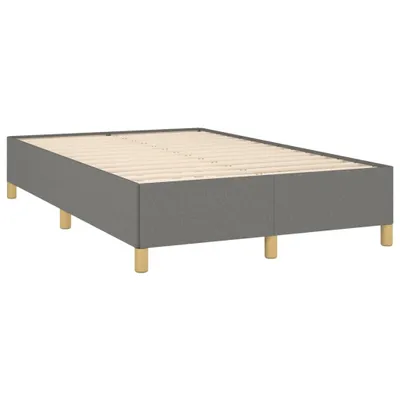 Produktbild von Bettgestell ohne Matratze Dunkelgrau 120x190 cm Stoff