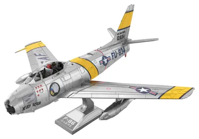Produktbild von Metal Earth F-86 Sabre Modellbausatz