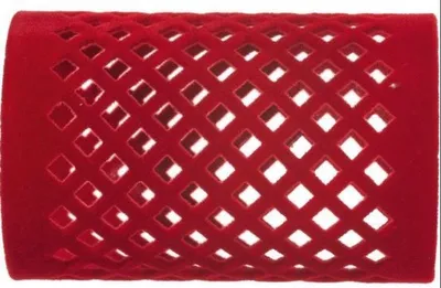 Produktbild von Efalock Metallwickler beflockt rot lang 40mm 12 Stück