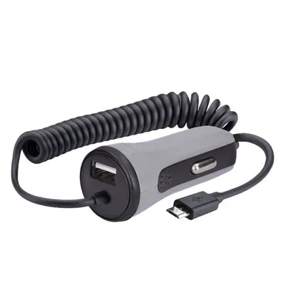 Obrázok produktu pre Autoadaptér 1xUSB 12V/5V 3,4A micro USB+kábel SOLIGHT DC50