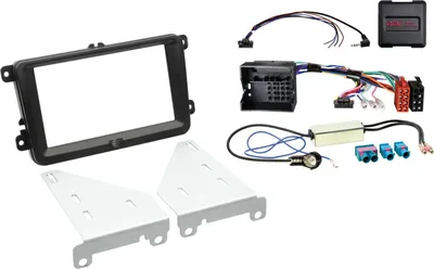 Immagine prodotto di kit 2-DIN VW (pannello 2-DIN e adattatore LFB con adattatore antenna) | Kit 3