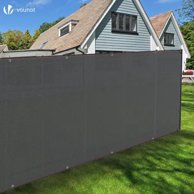 Zdjęcie produktu dla VOUNOT® Siatka ogrodzeniowa 1,8×20 m, siatka ochronna 230 g/m² HDPE, szara
