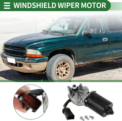 Image de Moteur D'Essuie-Glace Avant De Voiture Pour Dodge Dakota 97-10 Pour Durango 98-03 Pour Jeep Grand Cherokee 99-04 No.55154863/55154863Ab/55154863Ac 5 Broches
