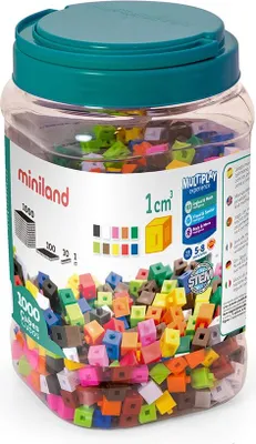 Produktbild von Würfel 1 cm 1000 Stück miniland