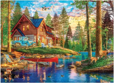 Image de Puzzle ANATOLIEN Chalet d'été 4000 pièces