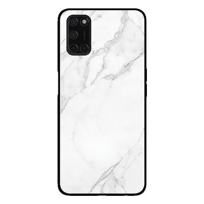 Zdjęcie produktu dla Smartphonica Etui na telefon do OPPO A52 / A72 4G / A92 z marmurowym nadrukiem - Etui z TPU z marmurowym wzorem - Biały