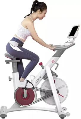 Produktbild von YESOUL S3 Fitnessbikes Fitness Bike Heimtrainer weiß /white