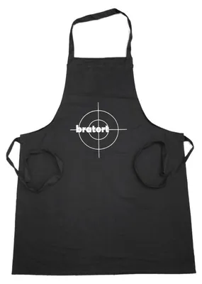 Productafbeelding van Bratgrill schort, 70x90 cm, zwart
