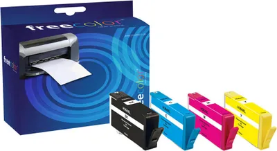 Produktbild von Freecolor Patrone HP 364XL Multipack BK/C/M/Y remanufactured