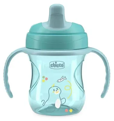 Obrázok produktu pre CHICCO Tréningový hrnček s držadlami teal, 6m+