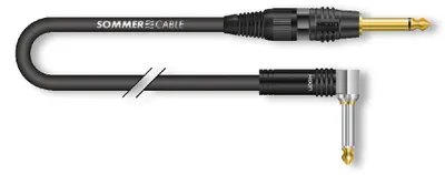 Produktbild von Instrumentenkabel SC-Spirit LLX, 1 x 0,38 mm² | Klinke / Klinke, HICON | 3,00m | schwarz