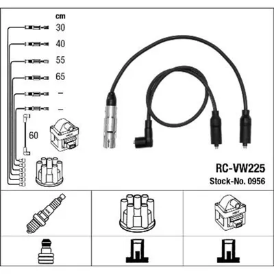 Zdjęcie produktu dla Przewody Wysokiego Naprzód Vw Polo/Seat