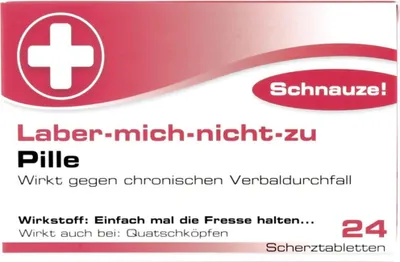 Produktbild von Laber-mich-nicht-zu Pille Scherztablette 2er Set