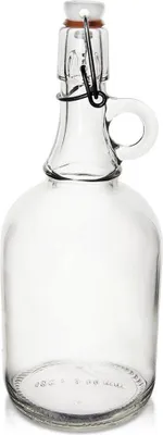 Produktbild von Orion Glasflasche 1L mit Clip-Verschluss, Retro-Stil